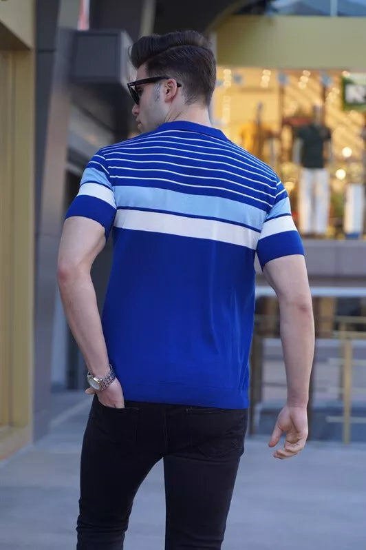 Men's blue T-shirt Tonil