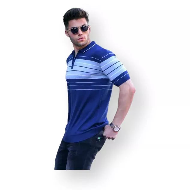 Men's blue T-shirt Tonil