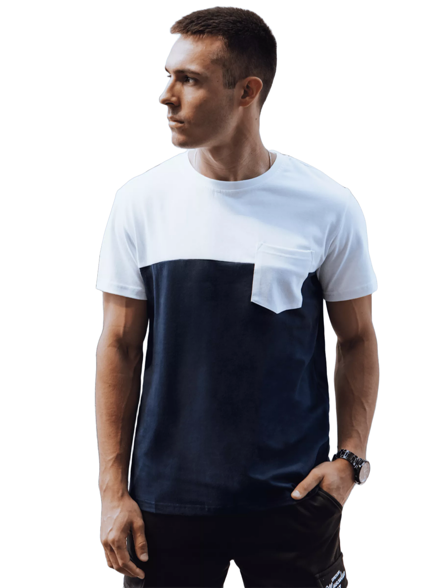 Men's blue T-shirt Fred