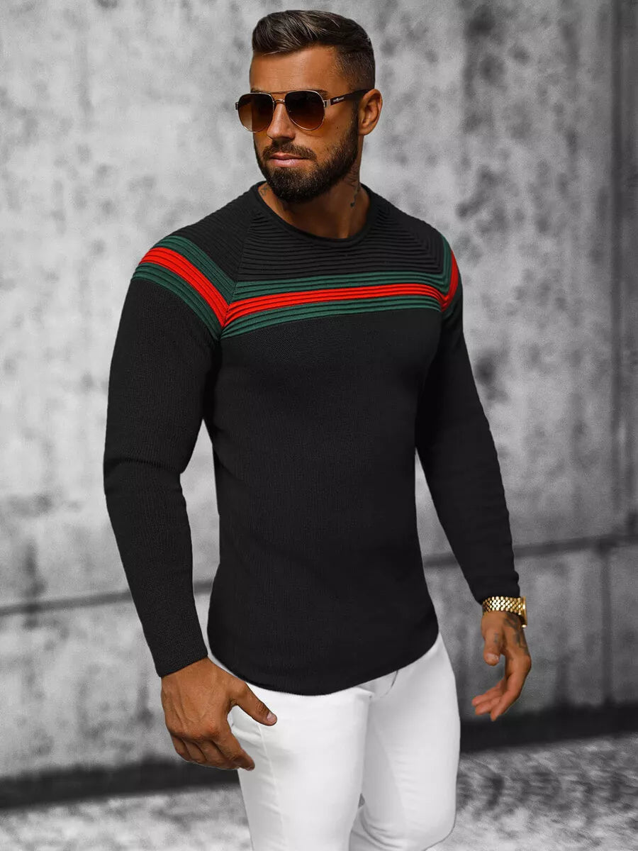 Men's black sweater Omer