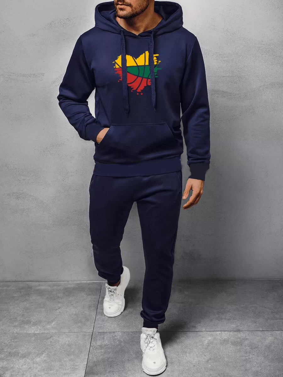 Men's dark blue suit Lithuania