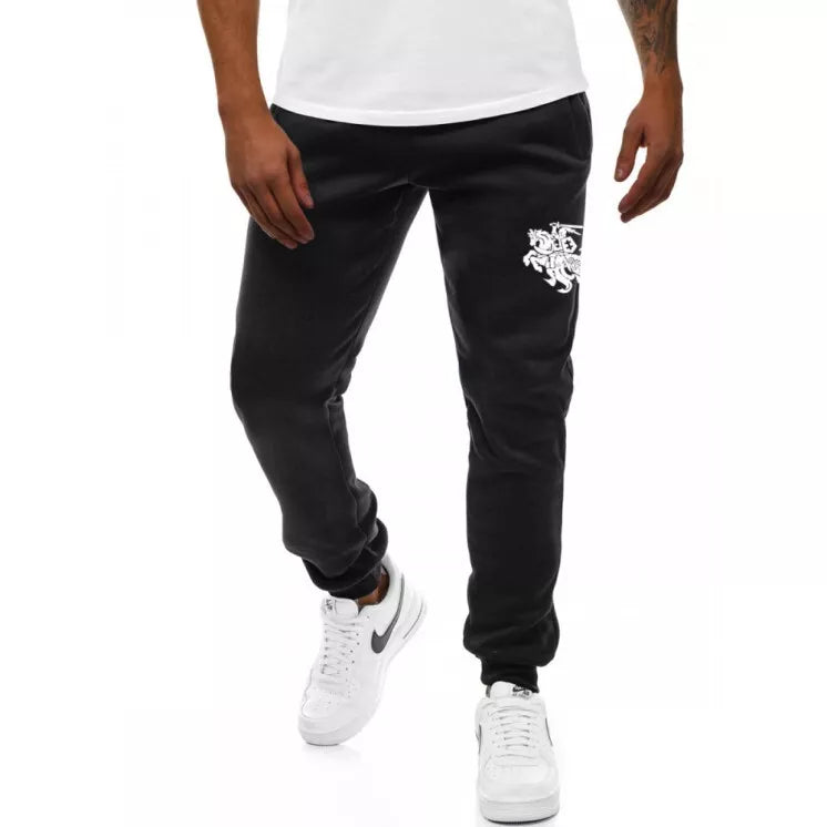 Men's black casual pants