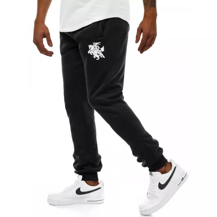 Men's black casual pants