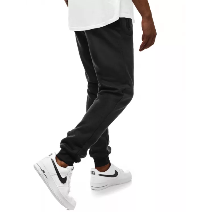Men's black casual pants
