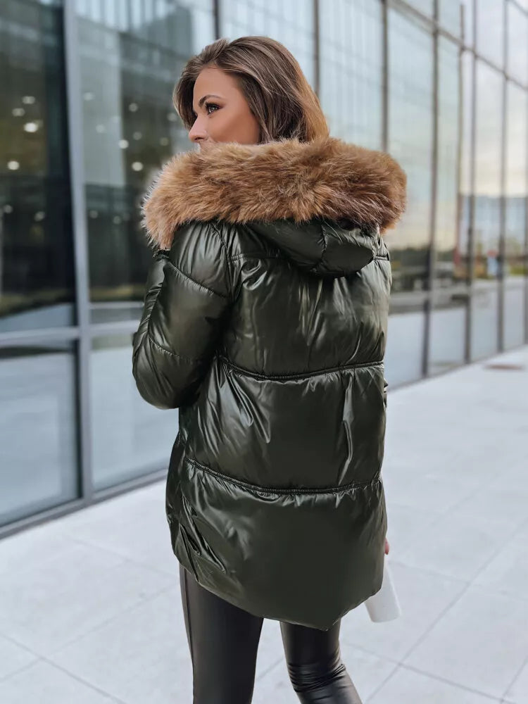 Green women's jacket Sparkle