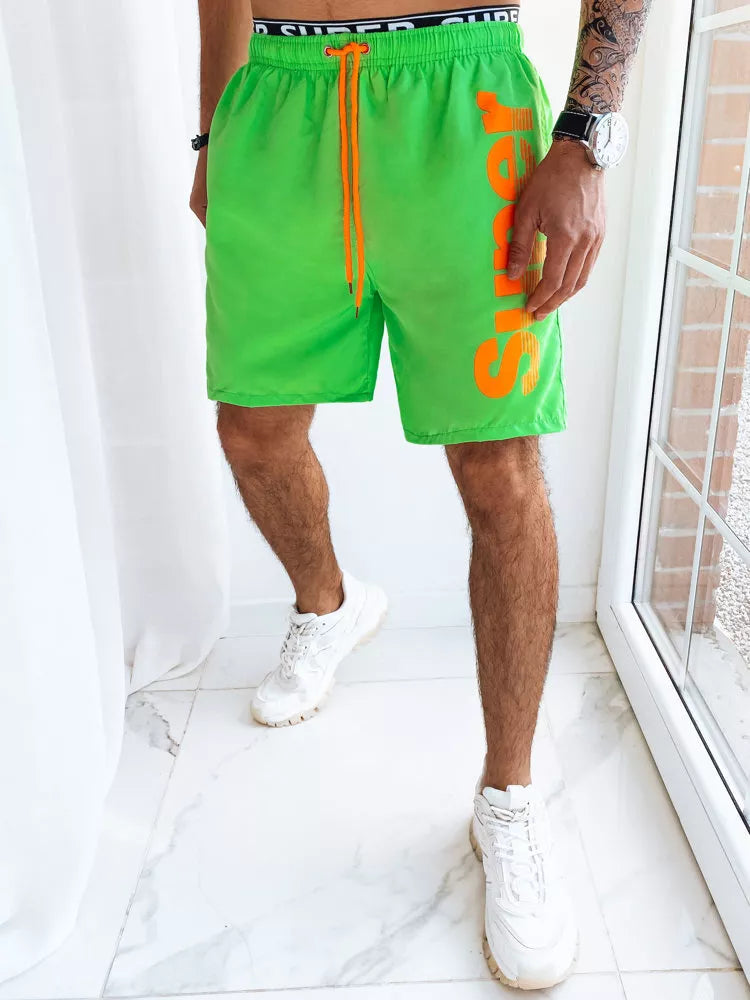 Green men's shorts Super