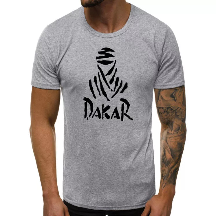 Grey men's T-shirt Dakar