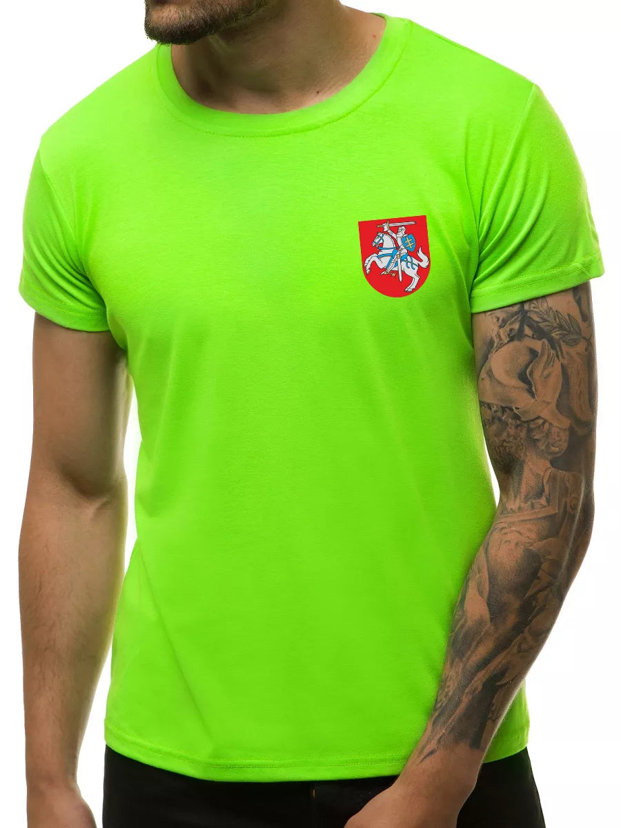 Green neon men's t-shirt Herbas