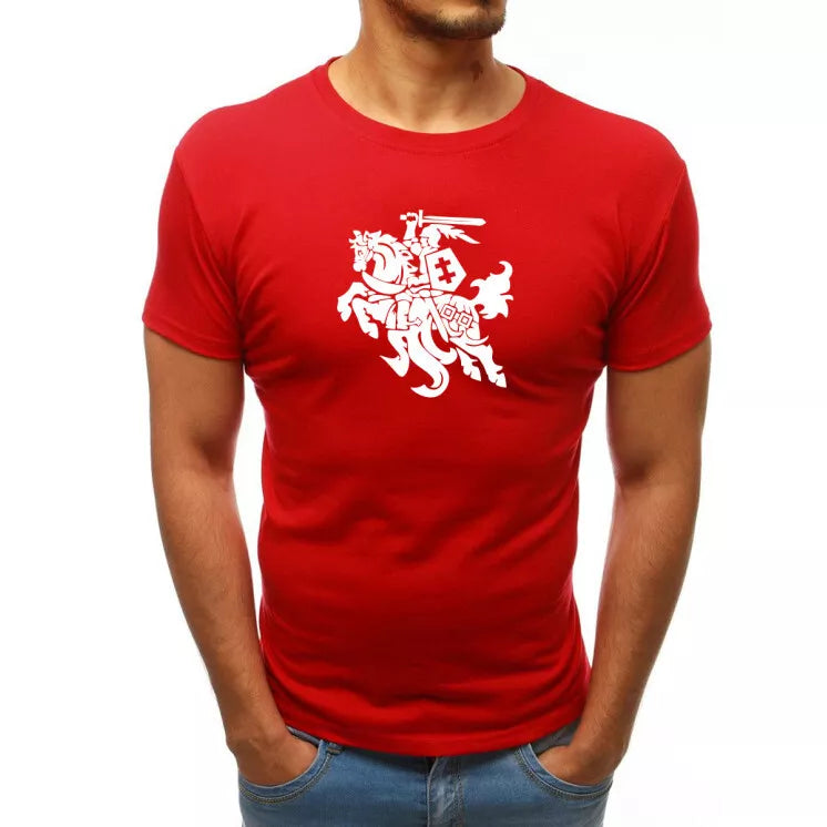 Red men's T-shirt VYTIS