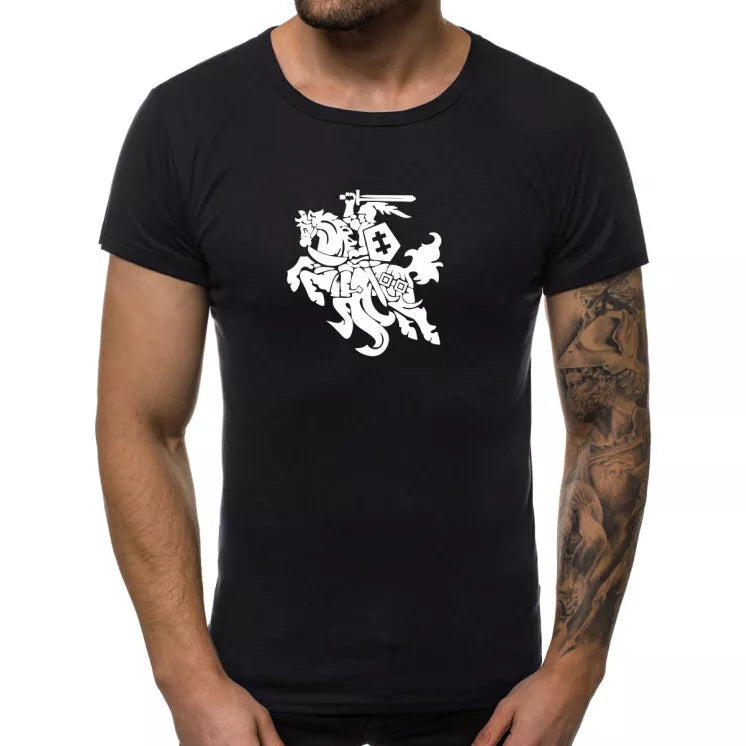 Black men's T-shirt VYTIS