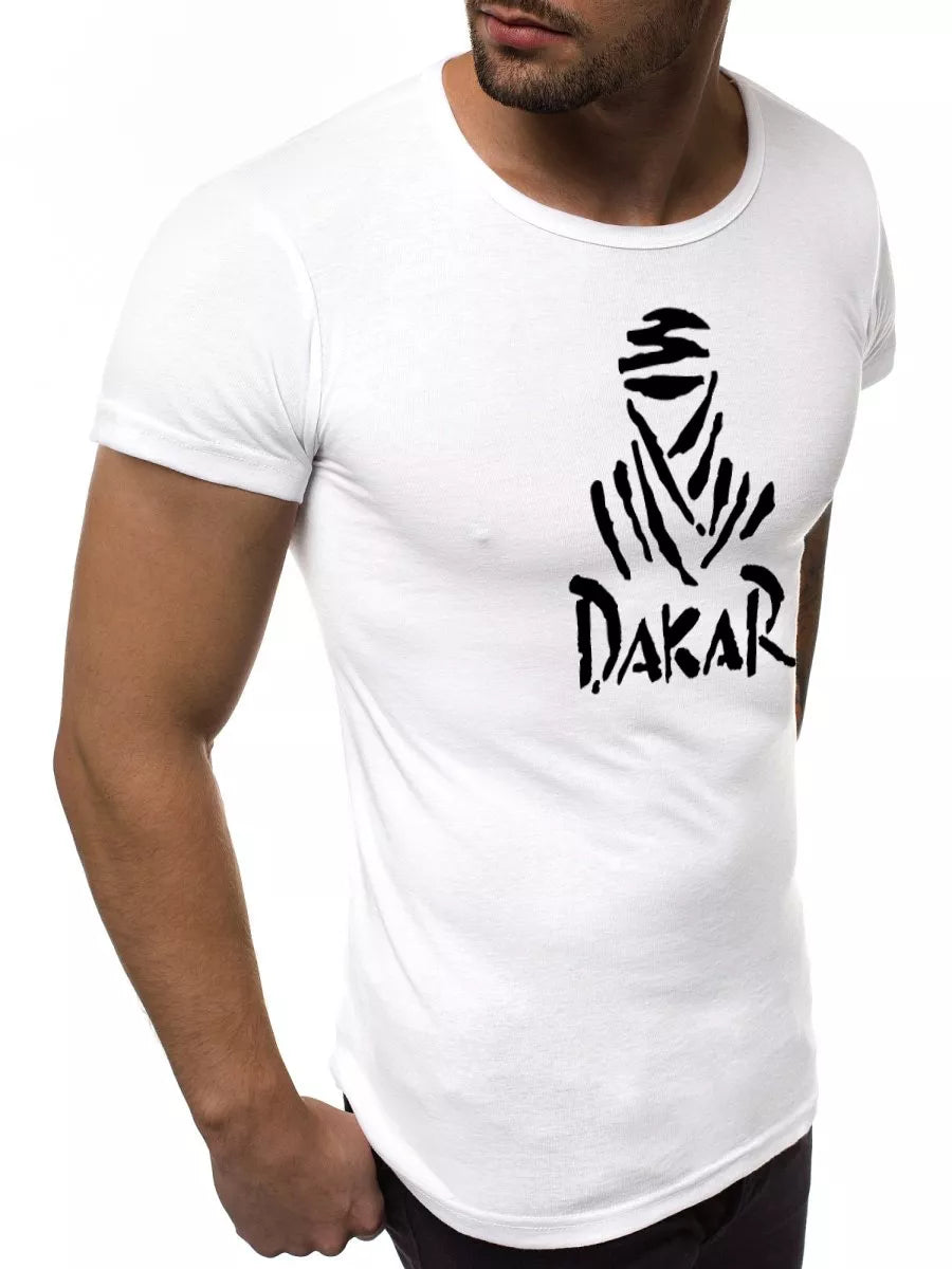 White men's T-shirt Dakar