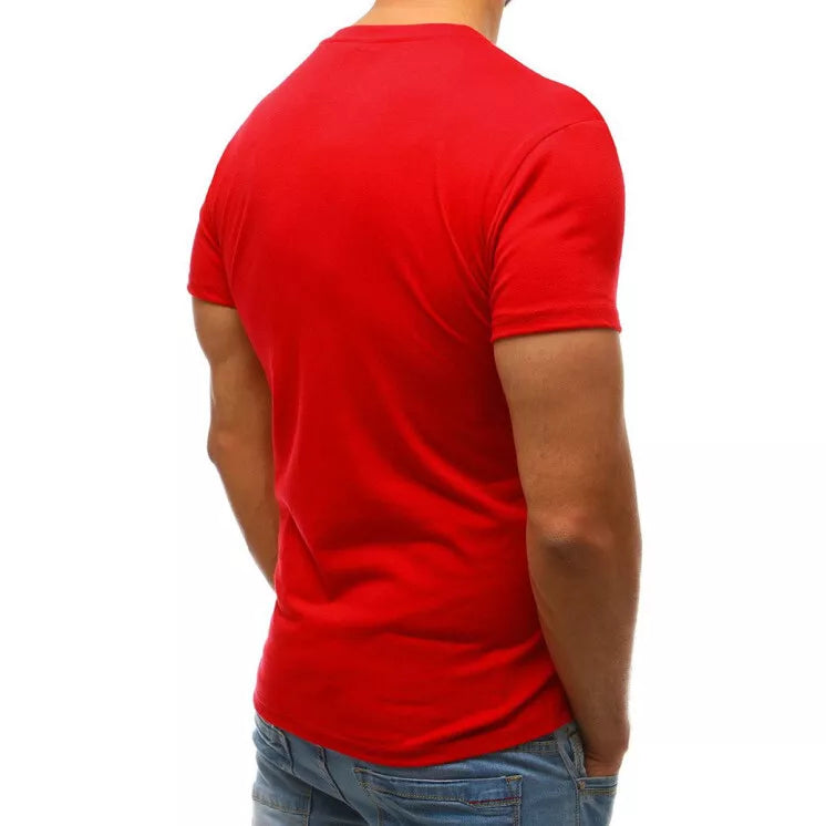 Red men's T-shirt Dakar
