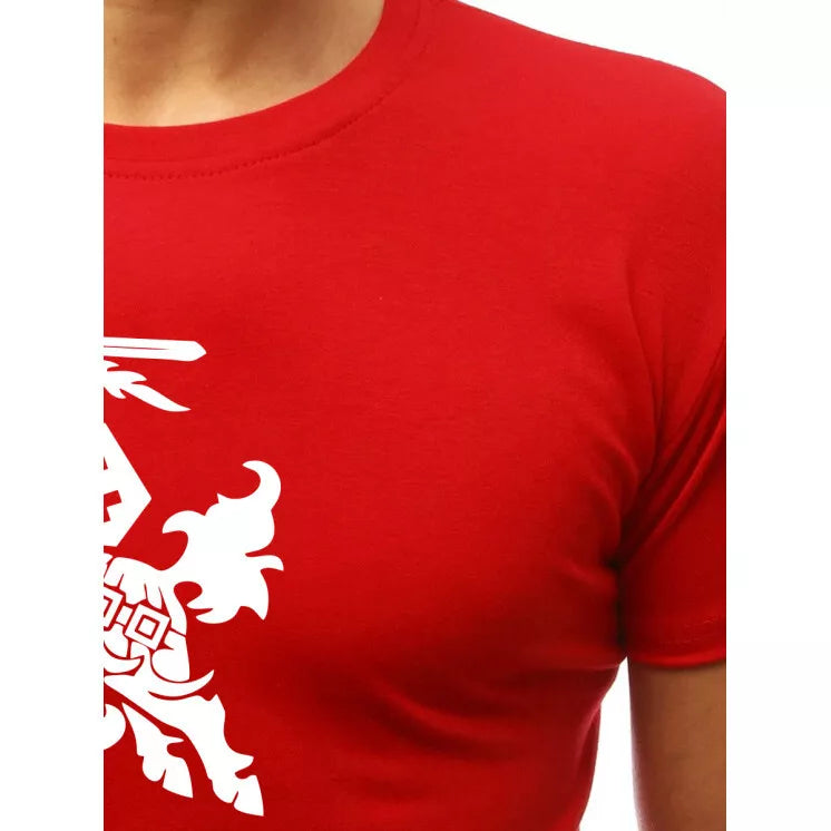 Red men's T-shirt VYTIS