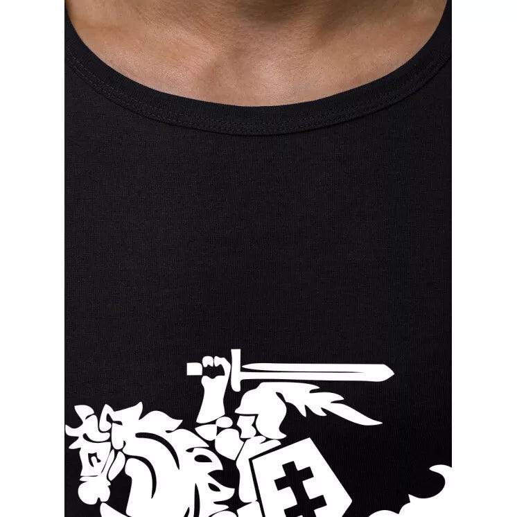 Black men's T-shirt VYTIS