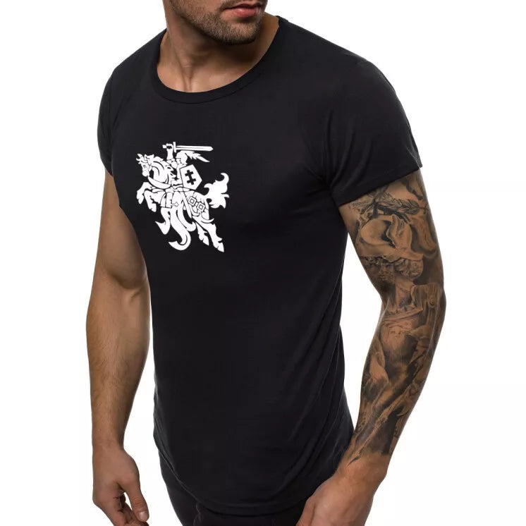 Black men's T-shirt VYTIS