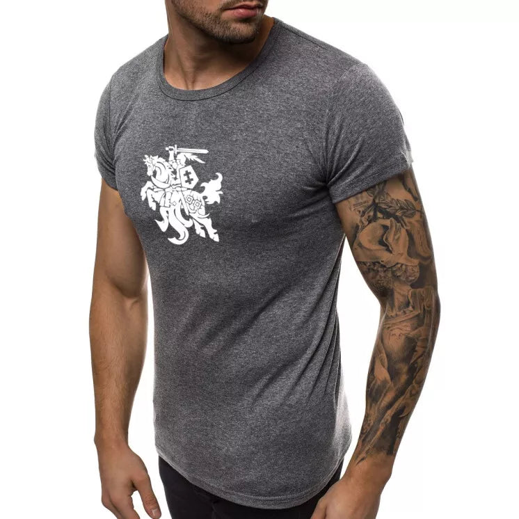 Dark gray men's T-shirt VYTIS
