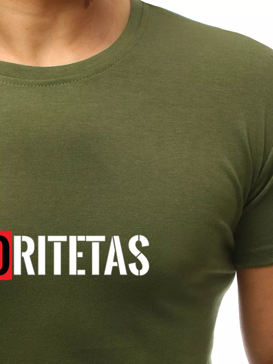 Khaki men's t-shirt Authority