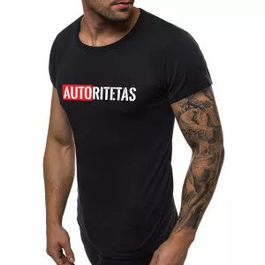 Black men's t-shirt Authority