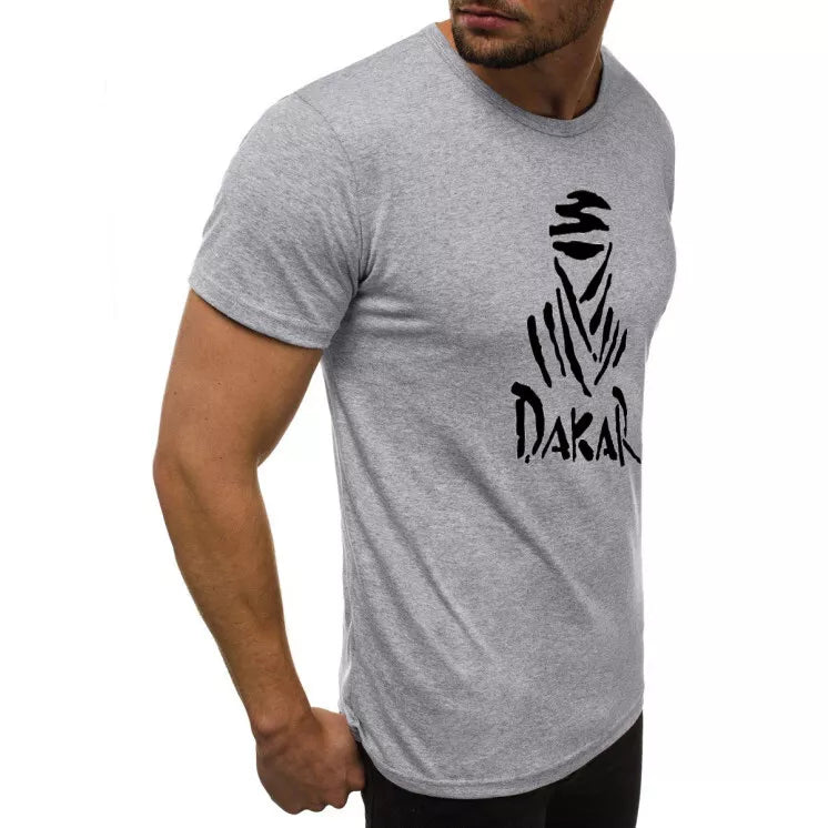 Grey men's T-shirt Dakar