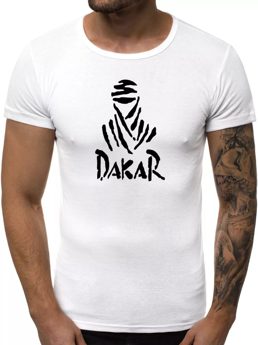 White men's T-shirt Dakar