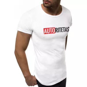 White men's T-shirt Authority