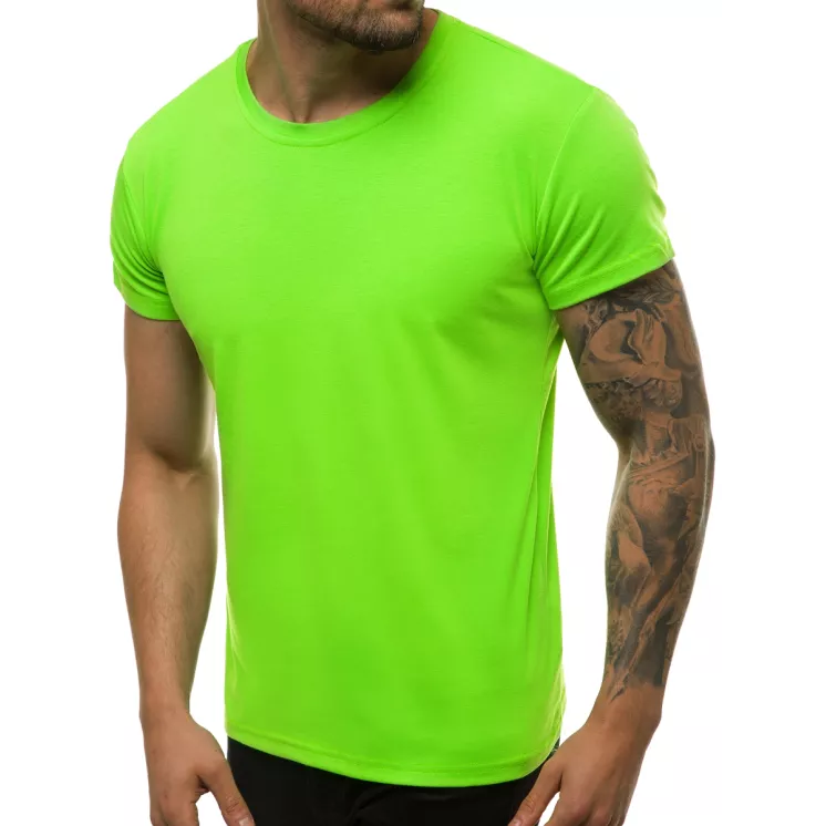 Green neon men's T-shirt Lika