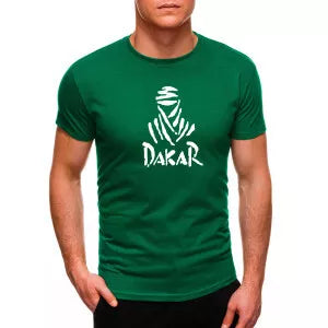 Green men's T-shirt Dakar