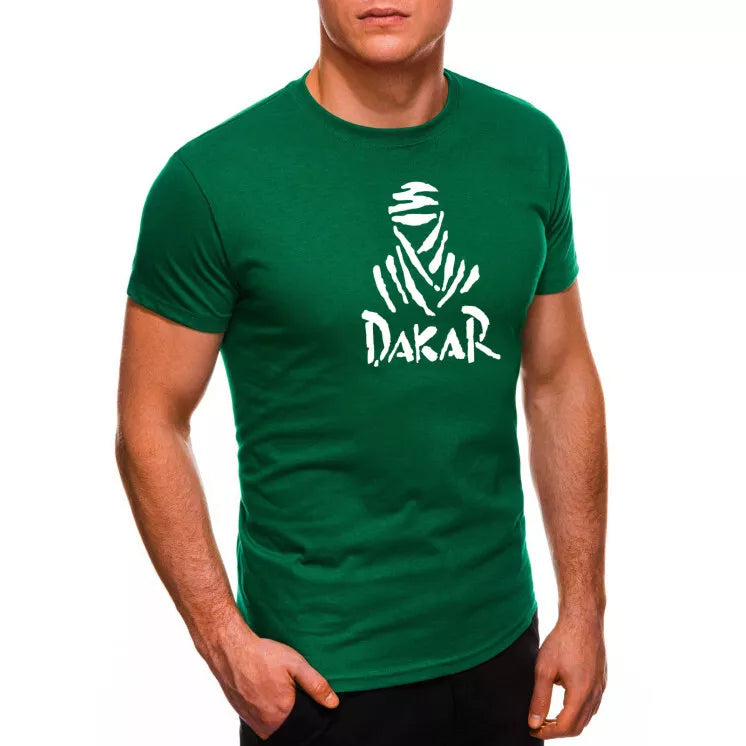 Green men's T-shirt Dakar