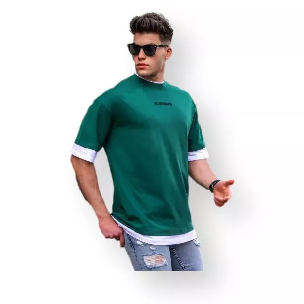 Green men's T-shirt Zulu
