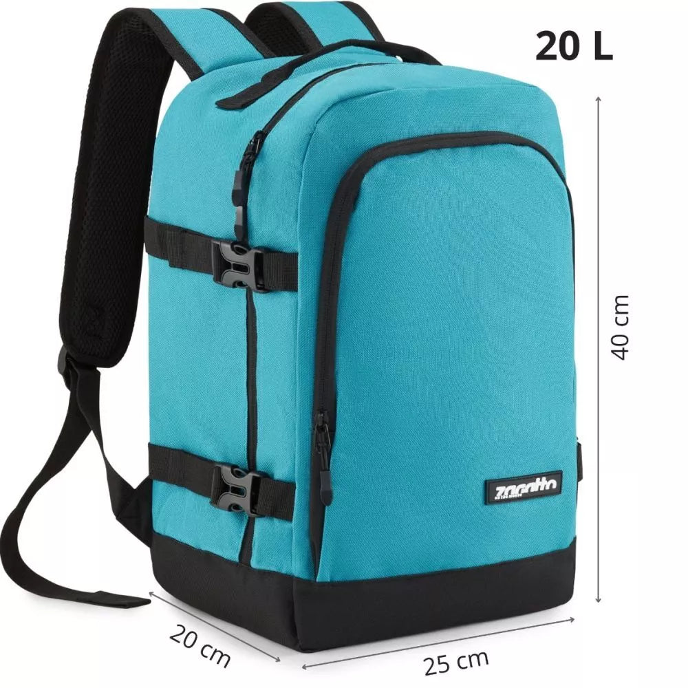 Blue travel backpack Move