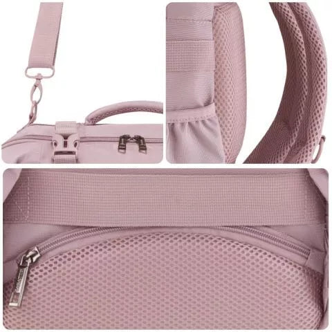 Pink Explore travel backpack