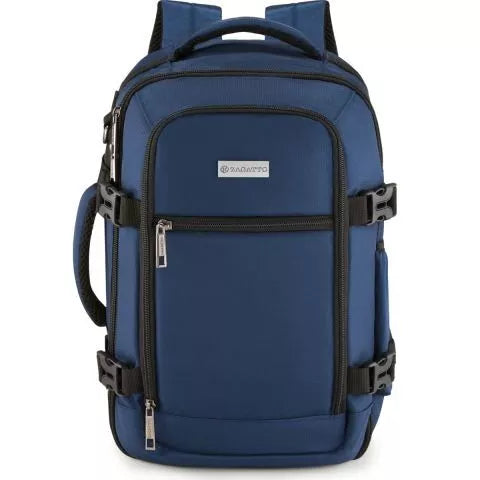 Explore dark blue travel backpack