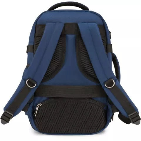 Explore dark blue travel backpack