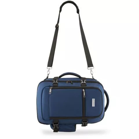 Explore dark blue travel backpack
