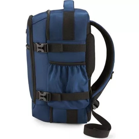 Explore dark blue travel backpack