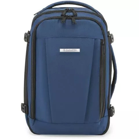 Blue travel backpack Airplane