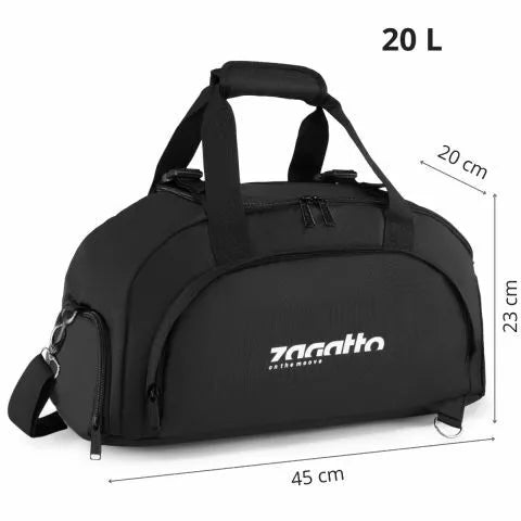 Black bag and backpack 2in1 Perfect