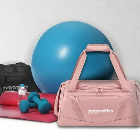 Women's pink gym bag