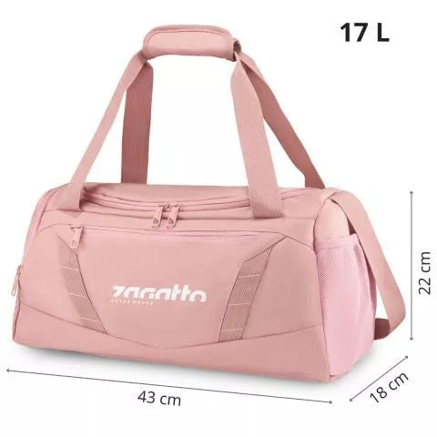 Women's pink gym bag
