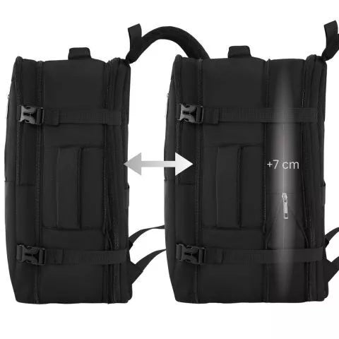 Black Tourist travel backpack