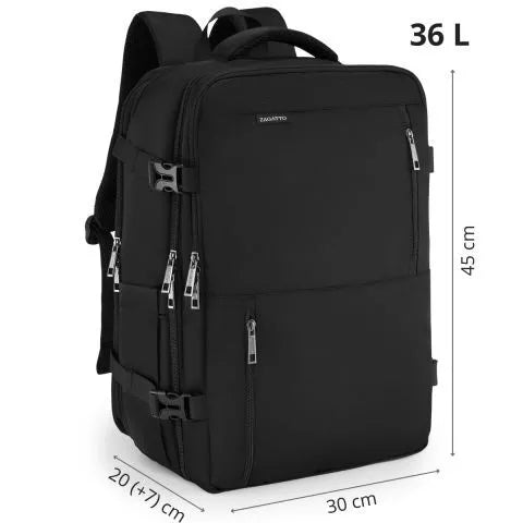 Black Tourist travel backpack