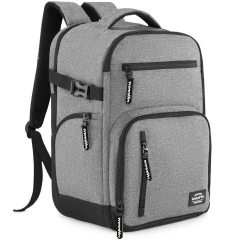 Travel gray backpack for airplane Jet