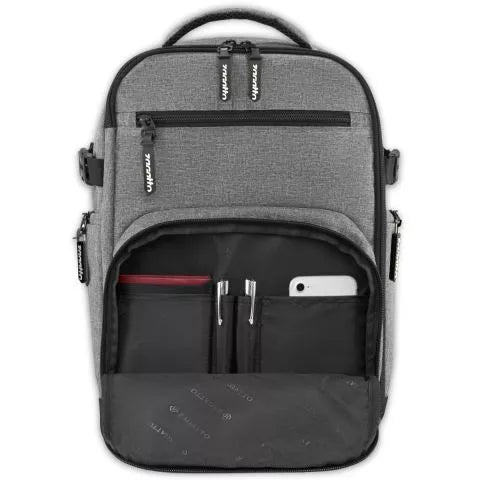 Travel gray backpack for airplane Jet