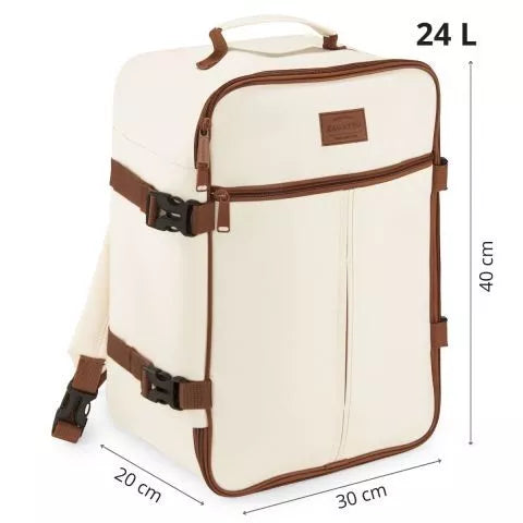 Brown travel backpack Artic