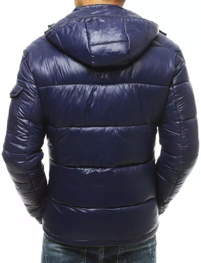 Winter dark blue jacket for men Somel