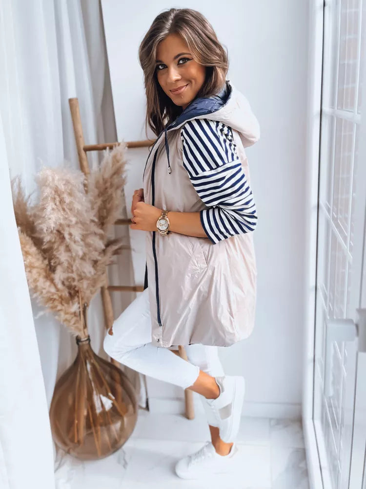 Blue reversible vest Melani