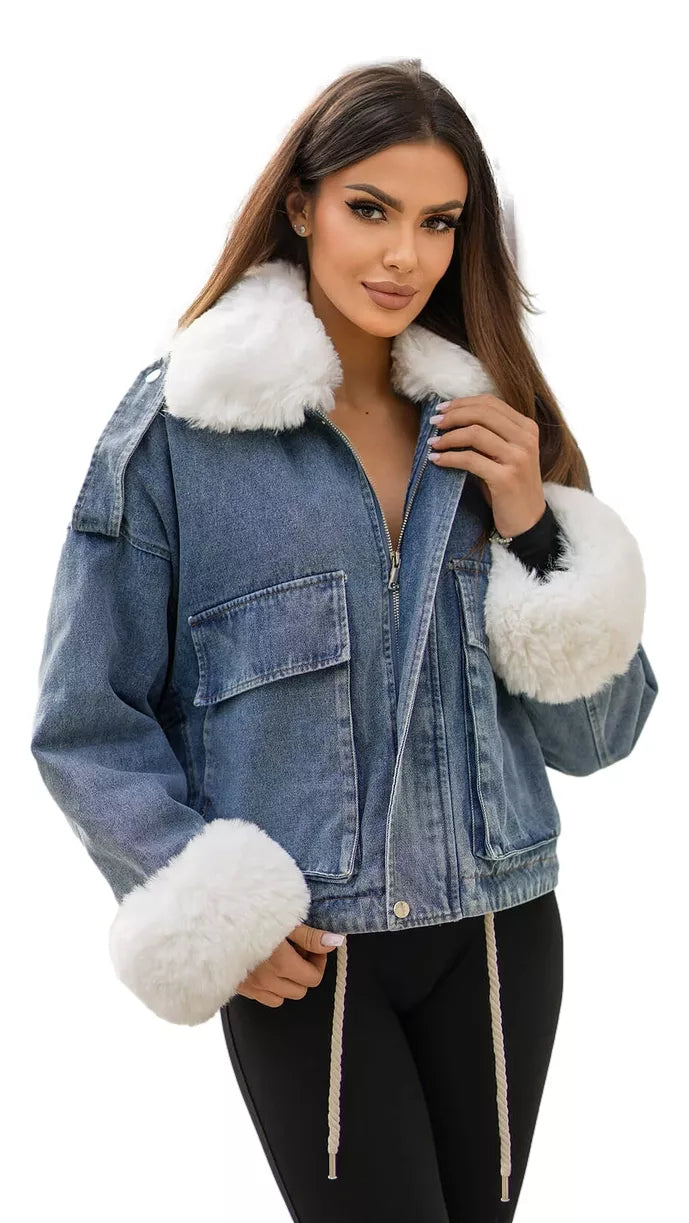 Blue denim jacket Alice