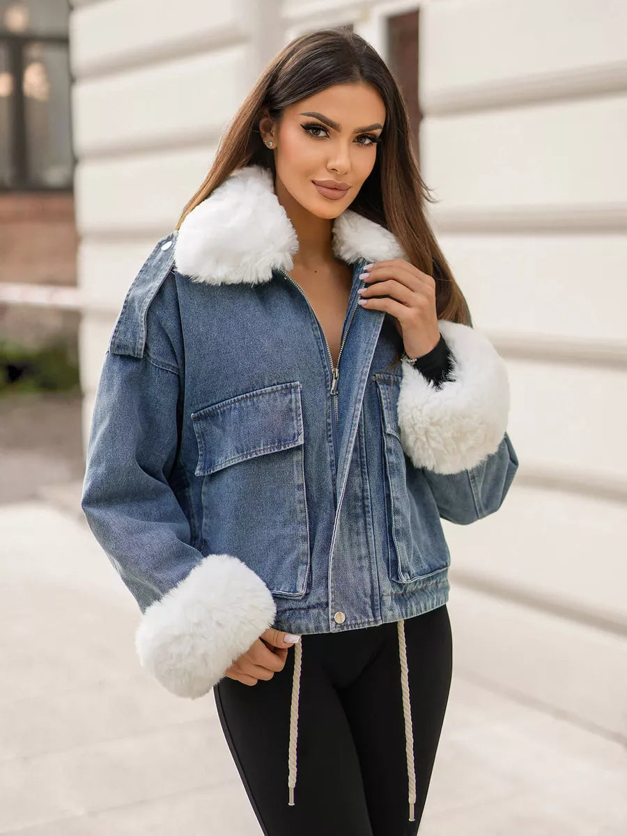 Blue denim jacket Alice