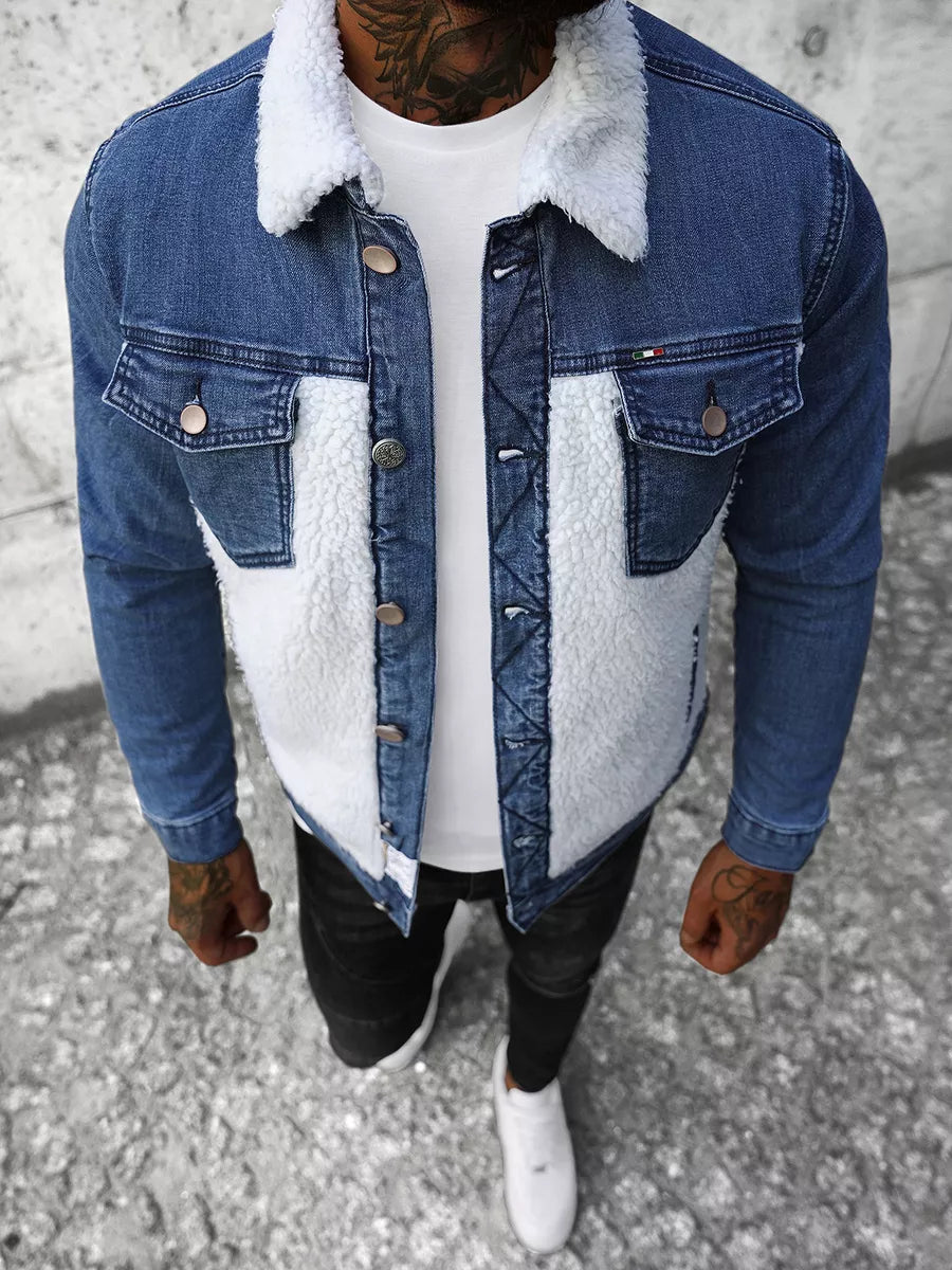 Blue denim jacket Biok