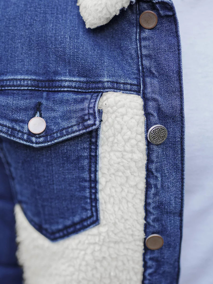 Blue denim jacket Biok